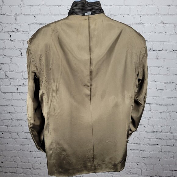 Pierre Balmain Paris Brown 2 Button Ventless Notch Blazer Sport Coat USA 45 - Picture 5 of 13